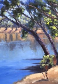 A Bend in the Murray River - Moama-5-Mile